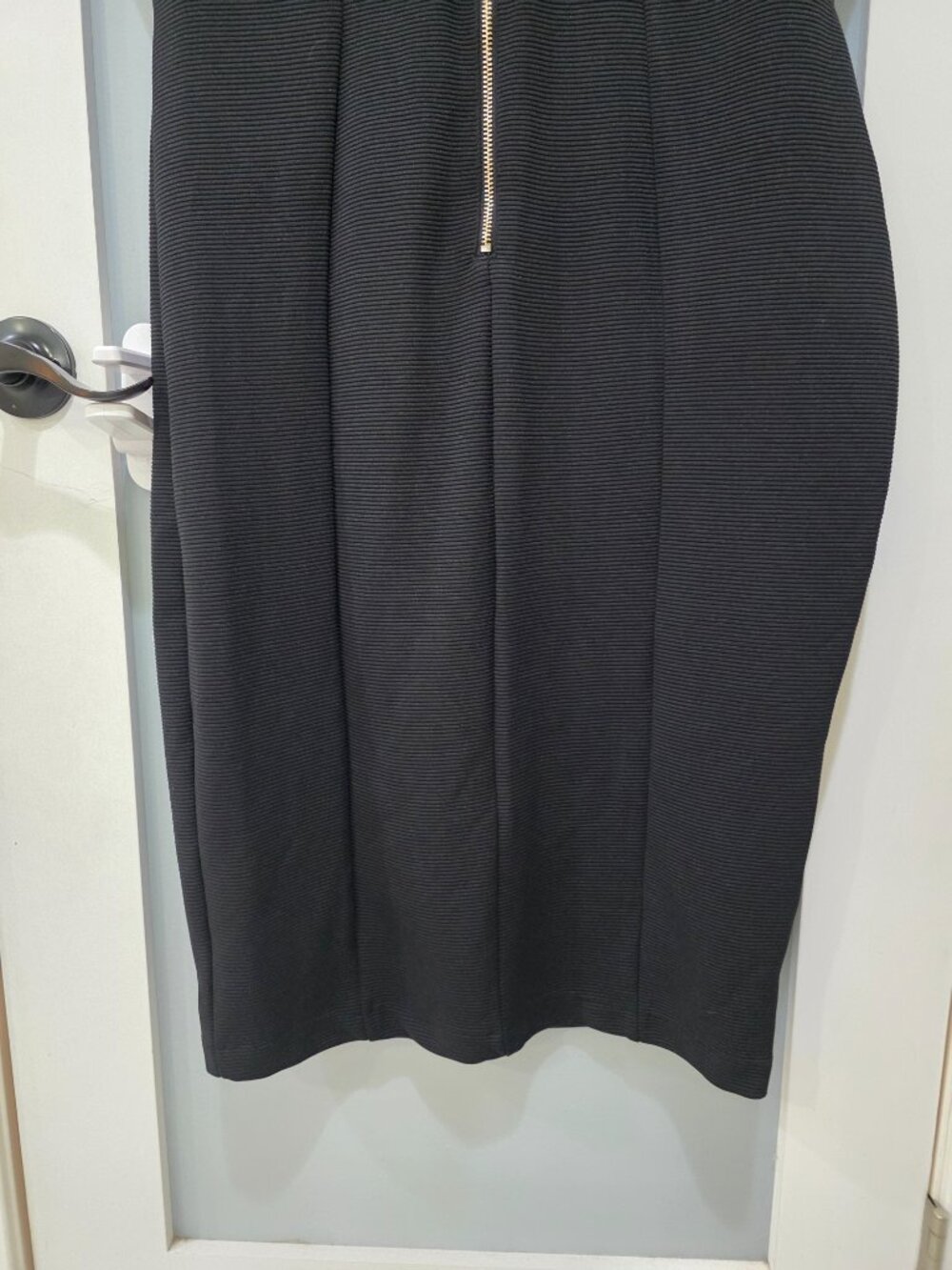 Kardashian‎ Kollection Black Bodycon Dress XL | Cutout Front Detail - Picture 9 of 14